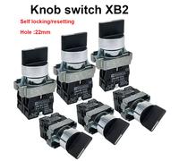 22mm XB2-BD21 BD23 BD25 BD33 BD45 BD53 1NO/2NO/1NO1NC 2/3 positions autobloquant/réinitialisation automatique sélecteur bouton interrupteur XB2-BD41
