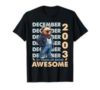 22nd Birthday Bear Legends December 2003 22 Years Old Mens T-Shirt