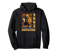 22nd Birthday Bear Legends July 2003 22 Years Old For Mens Sweat à Capuche