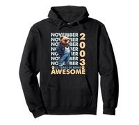 22nd Birthday Bear Legends November 2003 22 Years Old Mens Sweat à Capuche