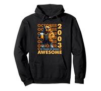 22nd Birthday Bear Legends October 2003 22 Years Old Mens Sweat à Capuche