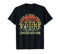 22nd Birthday Gifts Vintage December 2003 22 Years Old Men T-Shirt