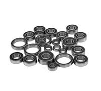 22pcs de roulement scellé Compatible avec 1/8 1/7 Échelle 6s RC Cars comme Outcast Talion Notorious Mojave Modised Pièces de Mise à Niveau(Black)