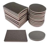 22Pcs Éponge de Ponçage Grain 120-3000,Éponges Abrasives à Grains Variés Cale a Poncer Kit Papier Abrasif Sec et Humide pour Modèle de Construction Sèche Métal Bois Meubles,2 Tailles