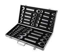 22PCS Malette Jeu Combiné Clé Mixtes a Cliquet 6-32mm Métrique Dent Clé Plate - Molette Réversible Mixtes Outil