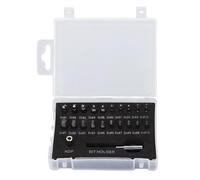 22PCS Set Broken Bolt Remover Remover High Speed Steel Multifonctional Damaged Vis Extracteur Kit pour Home Automotive Work