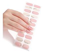 22x Autocollants Pour Ongles À Couverture Complète Conseils Manucure Décoration Auto-Adhésif Manucure Conseils Créatifs Autocollants Wraps Bandes De Vernis Bandes De Vernis Mat