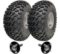 22x11.00-8 ATV Trailer Kit Utility Wheels Rims 35x35 Hub & Stub Axles 750kgs