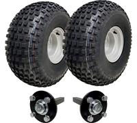 22x11.00-8 Knobby ATV Quad Trailer Kit Wheels, 40x40 Axles Load Capacity 310kgs