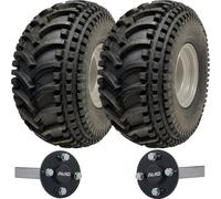 22x11.00-8 Open Centre P308 ATV Trailer Kit Wheels & ALKO Axles 310kgs Capacity