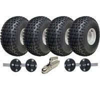 22x11.00-8 Twin Axle Knobby ATV Quad Trailer Kit ALKO Axles Road Legal 620kgs
