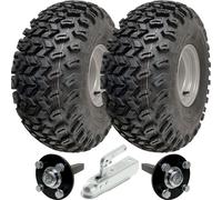 22x11.00-8 Utility ATV Quad Trailer Kit, P334 Wheels Axles & Hitch Capacity 900kg