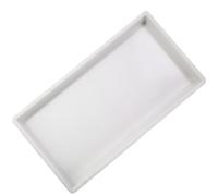 22x12cm PPlateau Décoratif Rectangulaire Petit Plateau Décoratif Salle de Bain Salle de Bain Mini Plateau en Résine pour Bougies Bijoux Parfum Cosmétique,Support pour Savon ou Plantes