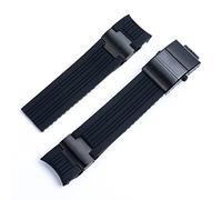 22x20 mm plongeur et marine étanche en silicone en silicone en caoutchouc de montée en bracelet Bandon ceinture pour la boucle pliante de sangle ulysse nardin