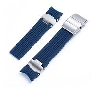 22x20 mm plongeur et marine étanche en silicone en silicone en caoutchouc de montée en bracelet Bandon ceinture pour la boucle pliante de sangle ulysse nardin