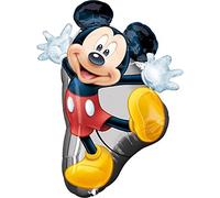 Amscan Ballon aluminium Figurine Mickey Mouse 55 x 78 cm Noir