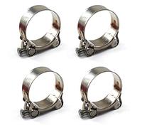 23-25mm Colliers de serrage à boulon en T Acier inoxydable 304 Collier de serrage (4 pièces)