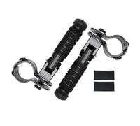 23-27MM Pour R1200GS LC R1250GS R1250RT S1000RR/XR F 900 850 750 GS Repose-pieds Autoroute Moto Pédales Pliantes Pinces(NOIR)