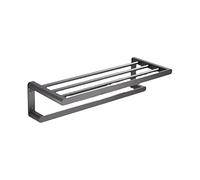 23,6 pouces porte-serviette serviette de salle de bain serviette de serviette d'étagère de serviette rangement rangement, porte-serviette en aluminium étagères serviettes murales pour la maison