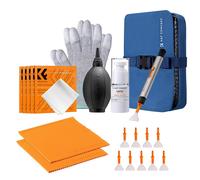 23 En 1 : Stylo Interchangeable+Poire Soufflante+15Ml Liquide Solution+2*Chiffon Orange+10*Écouvillons De 24Mm+6*Chiffon Emballé Sous Vide+Gants+Sac