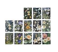 23 feuilles de papier gaufré fleurs décoratives pour album de découpe, fournitures de décoration de journal, album photo, projets d'artisanat, texture de papier artisanal