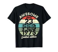23 février 1975 50e anniversaire 50 ans 2025 anniversaire T-Shirt