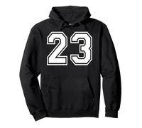 23, numéro Vingt-Trois, Sports d'équipe, Correspondance Graphique, Varsity Sweat à Capuche