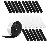 23 pièces Bande de Taille Chapeau Noir Blanc Réducteur de Taille de Chapeau Adhésif Autocollant Bande de Taille Chapeau pour Femmes Hommes ChapeauCasquette