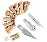 23 pièces embouts pour stylo en feu, outil de soudage en fer à souder pour soudage en méthanible