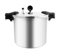 23 Quart Autocuiseur 90 kPa, Cuiseur à pression en aluminium, cuisson à la vapeur, mijoteuse avec valve de sécurité et manomètre, pour 1 à 30 personnes