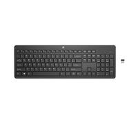 230 - Clavier - sans fil - 2.4 GHz - AZERTY - Belge - noir