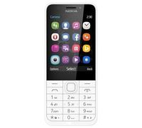 Nokia 230 Dual SIM - Téléphone de service - double SIM - RAM 16 Mo - microSD slot - Écran LCD - 320 x 240 pixels - rear camera 2 MP - front camera 2 MP - argent Argent