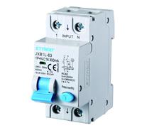 230 V 16 A C16, interrupteur magnétothermique différentiel de sauvetage, 1P+N, montage sur barre DIN, 2 modules, 300 mA, 6 KA 6000 A, RCBO, 240 VAC