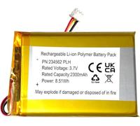 2300mAh 3.7V Batterie Remplacement pour HelloBaby HB40, HB50, HB6351 Video Baby Monitor Batteries