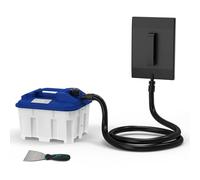2300W Décolleuse Papier Peint, VLOXO Décolleur Papier Peint avec Réservoir 4,5L, Spatule et Autonomie 70 min, Décapeur pour Vinyle, Peinture, Plusieurs Couches et Murs Texturés, Bleu