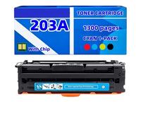 230A CF571A - Cartouche de Toner Cyan Standard capacité 230A, Compatible avec HP Color LaserJet Pro M255dw M255nw M283fdw M283cdw M283fdn, 1300 Pages