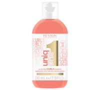 Revlon Professional UniqONE Shampoing Sans Sulfate Cheveux Bouclés Frisés et Crépus 230ml