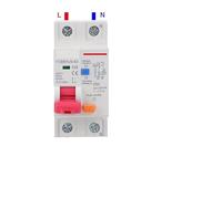 230V 50/60 HZ RCBO MCB 30mA Residual Current Circuit Breaker With Over Current And Leakage Protection 6/10/16/20/25/32/40 A AUOQKQUT(16A)