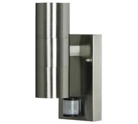 230V Acier Inoxydable Haut Et Bas Mural Lumière Avec Pir , 2800K, 400lm - LF0622