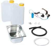 230V Camper cuisine kit évier 325x265x150mm Barwig chrome 19Liter Vito Transit