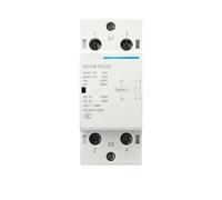 230V Home AC Contactor NCH8 63A 2NO 1NC 1NO 2 NC Modular AC household Contactor 2 4 Phase MQXFCZUX(NCH8-63A-20 2NO)