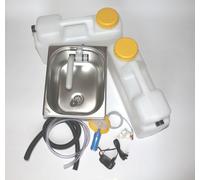 230V Mini-cuisine stand de vente kit évier camping-car 325x265x150mm Barwig Gris