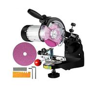 230W scie meuleuse à chaîne 3000 tr/min électrique en aluminium banc tronçonneuse affûteuse Portable Angle réglable outil polisseuse,Grande Stabilité