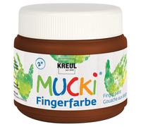 [23111-3] KREUL Lot de 3 Gouaches aux Doigts "MUCKI" à Base d'Eau 150 ml Marron