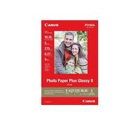 Canon Photo Paper Plus Glossy II PP-201 - Haute-brillance - 270 microns - 100 x 150 mm - 260 g/m² - 5 feuille(s) papier photo - pour PIXMA iP2600, iP2700, iP3500, iP4500, iX7000, MG8250, MP220, MP520,
