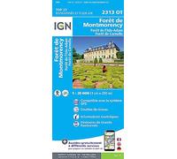 IGN Carte topographique Forêts de Montmorency de L'Isle-Adam et de Carnelle 1:25 000 Taille unique