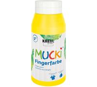 [23202] KREUL Gouache aux doigts "MUCKI", Jaune 750 ml