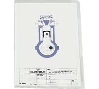 [2339-19] DURABLE Boite de 50 Pochettes coin A4 PVC 015 mm