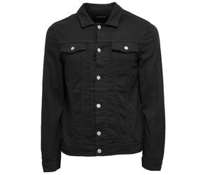 2344X giubbotto uomo OFFICINA36 MONTECRISTO black denim washed jacket man