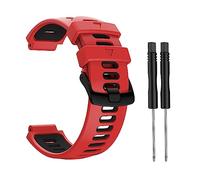 235 Bracelet Compatible avec Garmin Forerunner 235 Bracelet, Sport Bracelet Replacement Bande Respirant pour Forerunner 220/230/235/620/630/735XT/235 Lite Hommes et Femmes (Rouge)